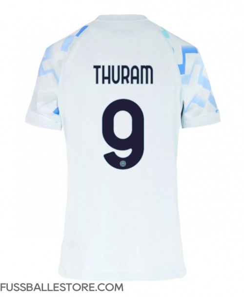 Günstige Inter Milan Marcus Thuram #9 Auswärtstrikot Damen 2025-26 Kurzarm Günstige Inter Milan Marcus Thuram #9 Auswärtstrikot Damen 2025-26 Kurzarm